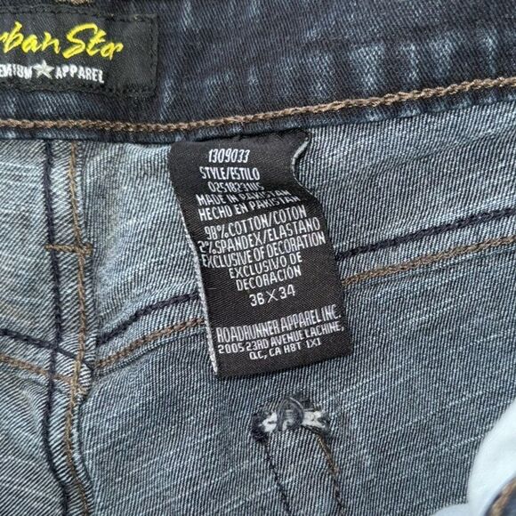 Urban Star Men's Jeans 36” x 34” - Picture 5 of 5